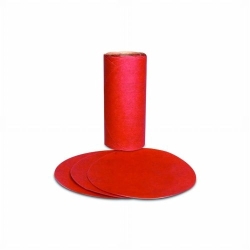 PSA RED ABRASIVE DISCS 5" P400A